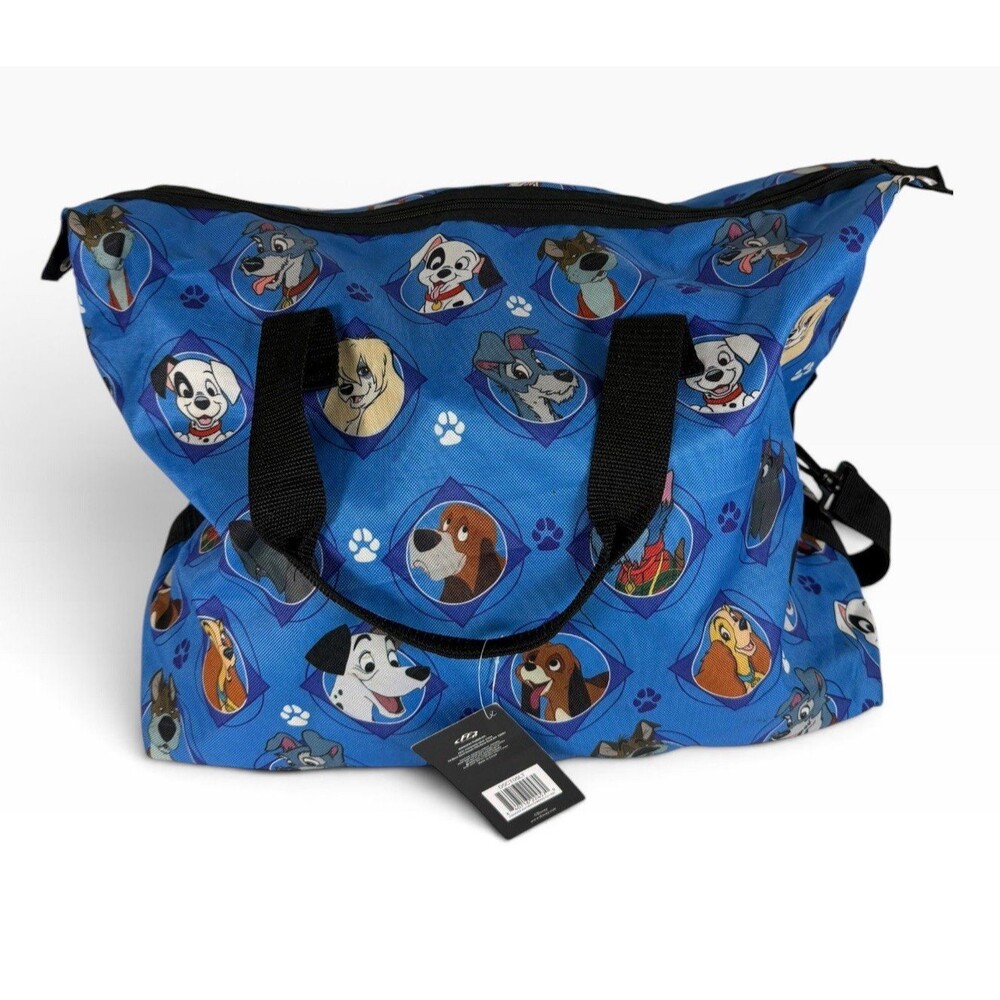Disney DOGS 16" Overnight Sleepover Carry On Travel Beach Bag Tote w Tags